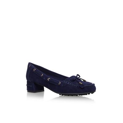 Nine West Blue 'Westby' low heel court shoes